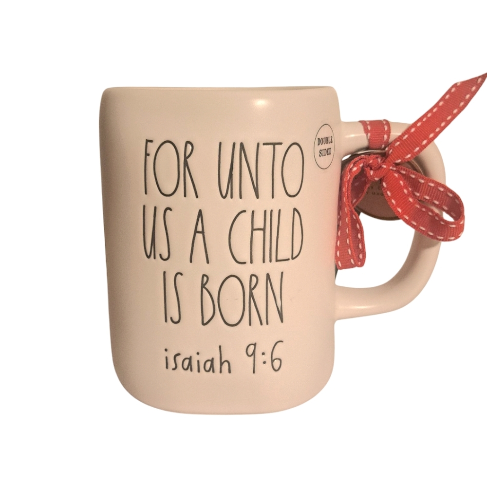Rae Dunn Isaiah 9:6 Bible Verse Mug